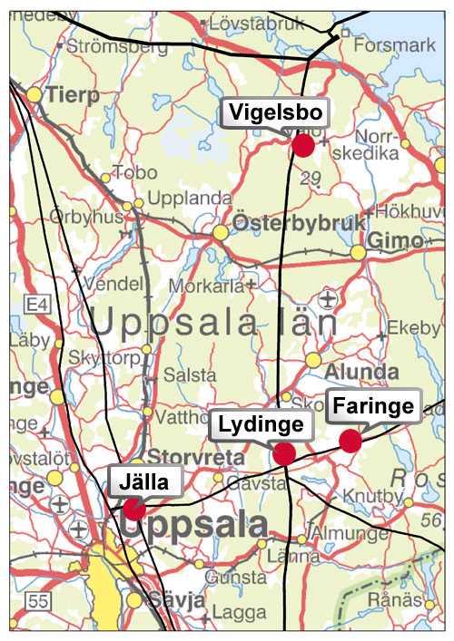 i stamnätet Skötselplaner med anpassad