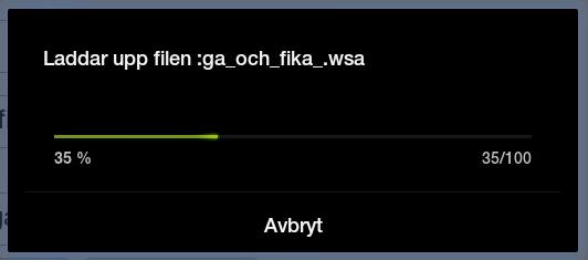 (För att få exportera ett upplägg måste inställningen Tillåt redigera vara vald i inställningarna.