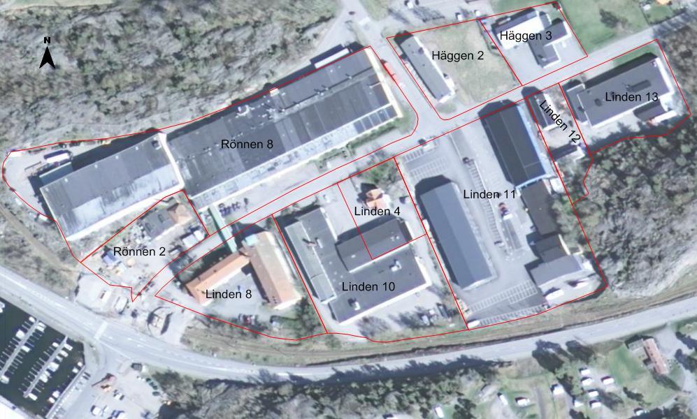 3 OMRÅDESBESKRIVNING 3.1 TIDIGARE OCH PLANERAD MARKANVÄNDNING Inom området bedrivs eller har bedrivits industriverksamhet på samtliga fastigheter som berörs av pågående detaljplan.