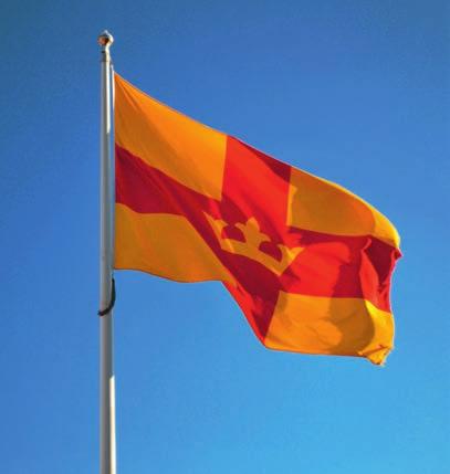 Ambassad i Rävlanda Gruppförsändelse Vad är det för gulröd flagga som vajar vid församlingshemmet i Rävlanda? En och annan som passerat har säkert undrat.