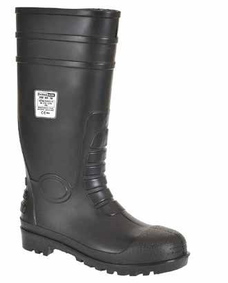 PW fw95 Skyddsstövel y Vattentät stövel i PVC och nitrilgummi y Stålhätta y Spiktrampskydd y