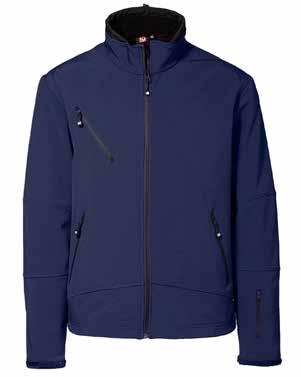 polyester, microfleece 270 gram Färg: Svart 399 SEK id 0858 softshelljacka y Lättvikts softshelljacka med hög funktionalitet y Vind- och