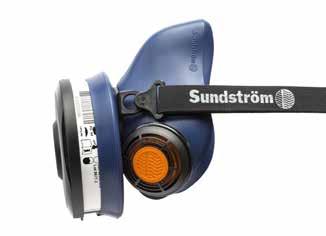 y Två utandningsventiler minimerar andningsmoståndet och minskar fuktbildning i masken y Premium Pack - innehåller 1 st halvmask SR 100 M/L, 1 st partikelfilter SR 510 P3 R, 1 st gasfilter SR 217 A1,
