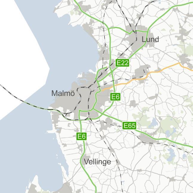 Kapacitetshöjande åtgärd E6 trafikplats Vellinge Petersborg Vad?