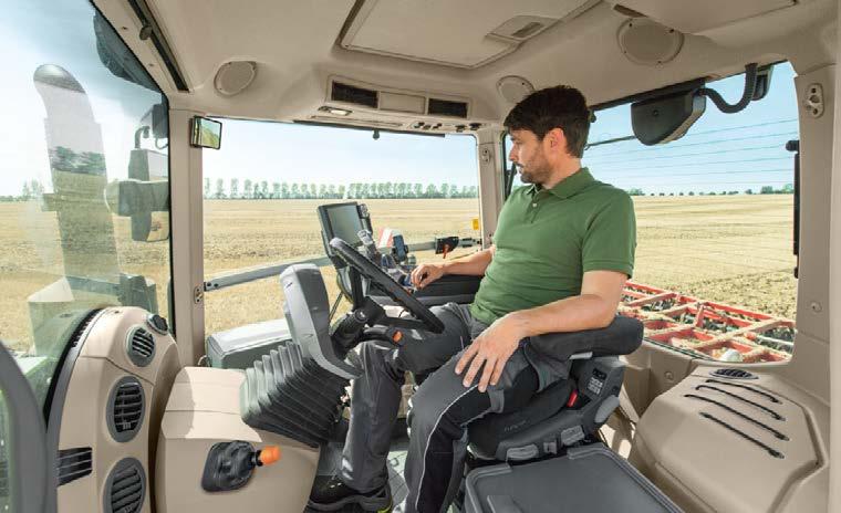 Ta en 360 titt inuti Fendt Life-hytten oh upplev den enastående runt-om-sikten. www.fendt.