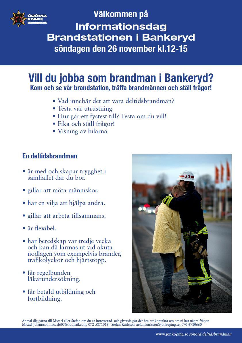 2.1.3 Information Under 2017 har räddningstjänsten haft 38 (59) studiebesök på brandstationen i Jönköping och 11 (18) brandskydds- och sjukvårdsinformationer har hållits för cirka 208 (595) personer