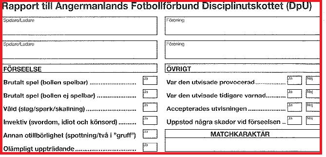 22. Fyll i anmälningstext samt svara på de punkter som obligatoriskt skall besvaras under. 23.