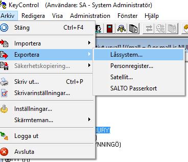 Importera schema med unika cylindrar kommer att ignorera en låscylinder med lika stämpling som en redan importerad.