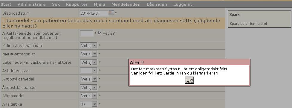 Den finns sedan att hämta upp i listan Att åtgärda på startsidan, se Bild 9.