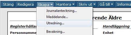 Handledning Myndighet SoL/LSS 13 Utredning Observera att det numera finns en ny typ av utredningshantering i Viva som kallas Utredning 2.