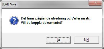 Anteckningar som skapas från utredning eller insats kopplas till just den utredningen eller insats man står i när anteckningen skapas.