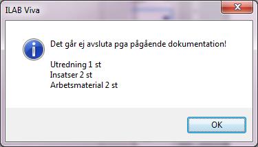Bild 49 - Journalfliken i utredning/insats Avsluta ärende När en brukare inte längre har något behov av insatser eller när brukaren har avlidit måste man avsluta ärendet.