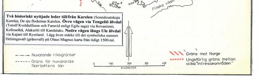 Orkneyngasagans Fundinn Noregr lämnar en lokalisering av Kvänland med orden: Kvenland, þat er fyrir austan hafsbotn þann, er gengr til móts við Gandvík; þat köllum vér Helsingjabotn.