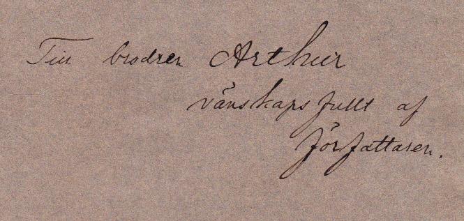 Blått hkbd, guldornerad rygg, marmorerade pärmpapper (Carl Lund). Ur Gustaf Elgenstiernas bibliotek, med hans förgyllda pärmexlibris på frampärmen. 250:- Ågren 2137 not.