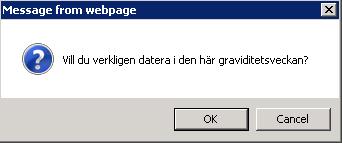 6.4.4 Registrera mätvärden på sent besök (gravvecka 22+0->) Mätvärden är markerat och klart att fylla i.