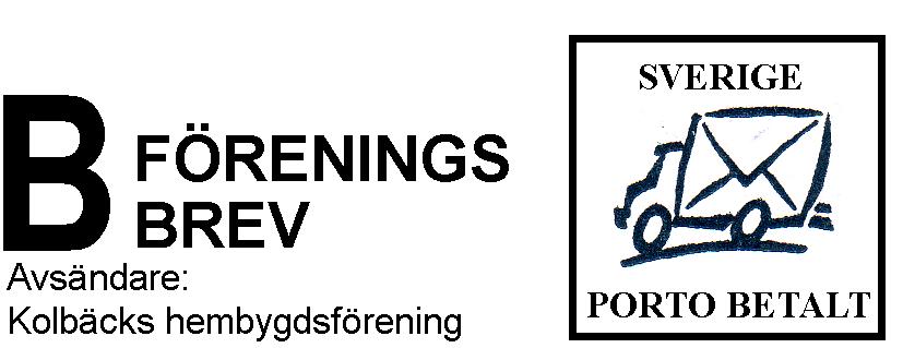 Anmäl din e-postadress till info@kolbacksbygden.