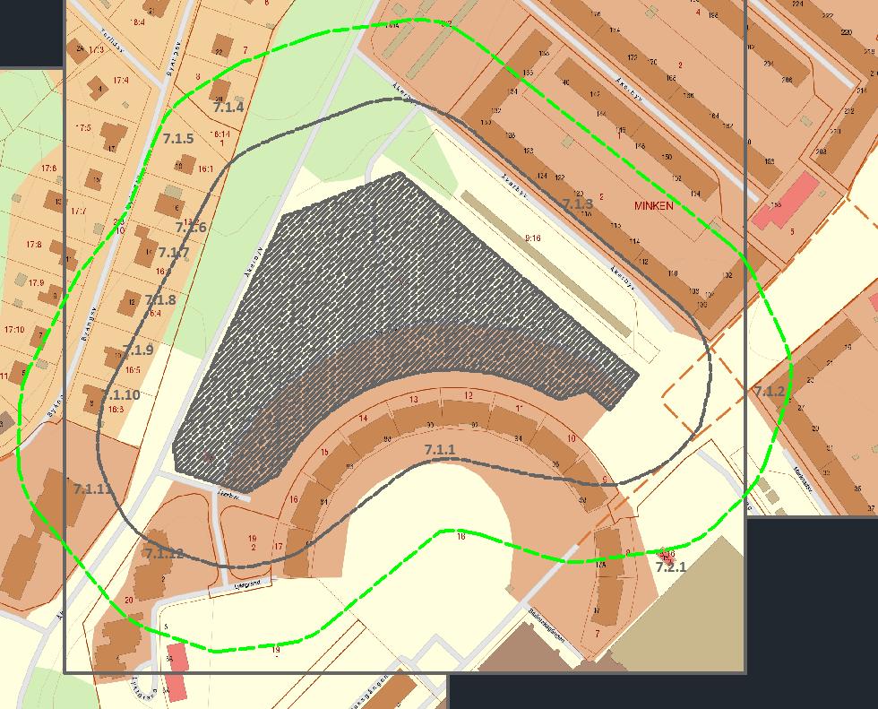 6 Situationsplan Använd i första hand kartor från stadsbyggnadskontoret eller lantmäteriet. 7 
