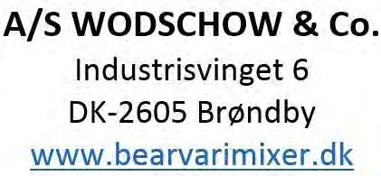 17 Elschema: -F2 -F1 Kirkebjerg Søpark 6 1 2 3 4 5 6 7 8 Strömförsörjning Kontrollpanel Nôdstopp Röd Vit Gul Grön Röd Vit Gul Grön Röd Vit Gul Grön Frekvensomformar Gul/Grön Brun Orange Orange Röd