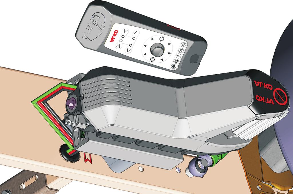 S AL-KO rangeringssystem Systemkomponenter 1 2 3 7 6 5 4 1: Systemkomponenter 1 Drivenhet 5 Manuell