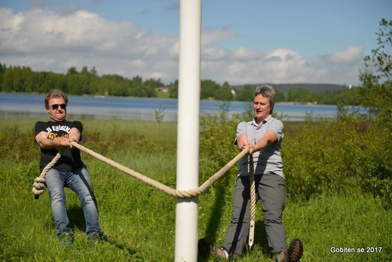 I är var det Jesper Dahlrot, Maksims Pomomarenko, Hampus Larsson och Markus Hardegård som kom och gick med våra aktiva runt Sidsjön.