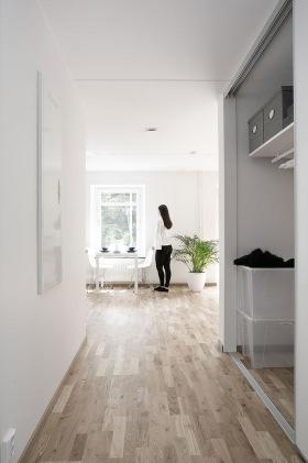 Ännu är innergården inte helt färdig men den utlovas blir helt magisk med parkliknande inslag.