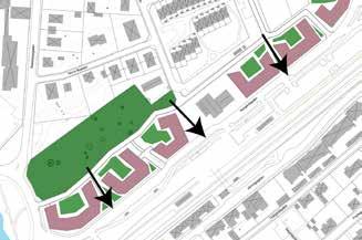 Förslag Gång- och cykel Området planeras för gång- och cykeltrafik inte för bilar. Shared space, gårdsgator, gång- och cykelvägar med en utformning som inte välkomnar genomfartstrafik.