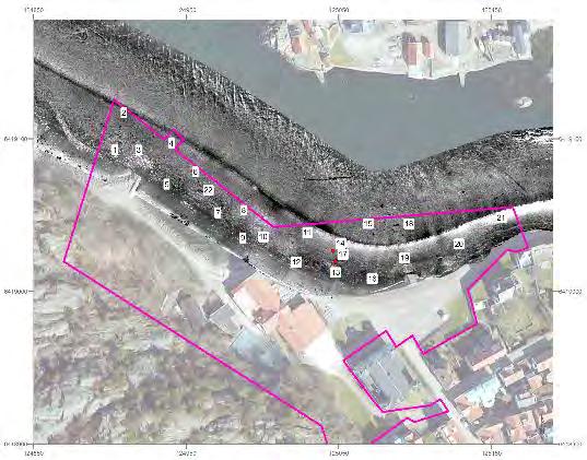 Figur 5 fortsättning. Blås- och sågtång Ålgräs Havssallad Figur 5. Kartminiatyrer som visar klassningar av förekommande substrat och vegetation baserat insamlat bildmaterial.