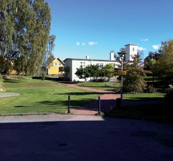 Gc-vägen ner till parken plattbeläggs.