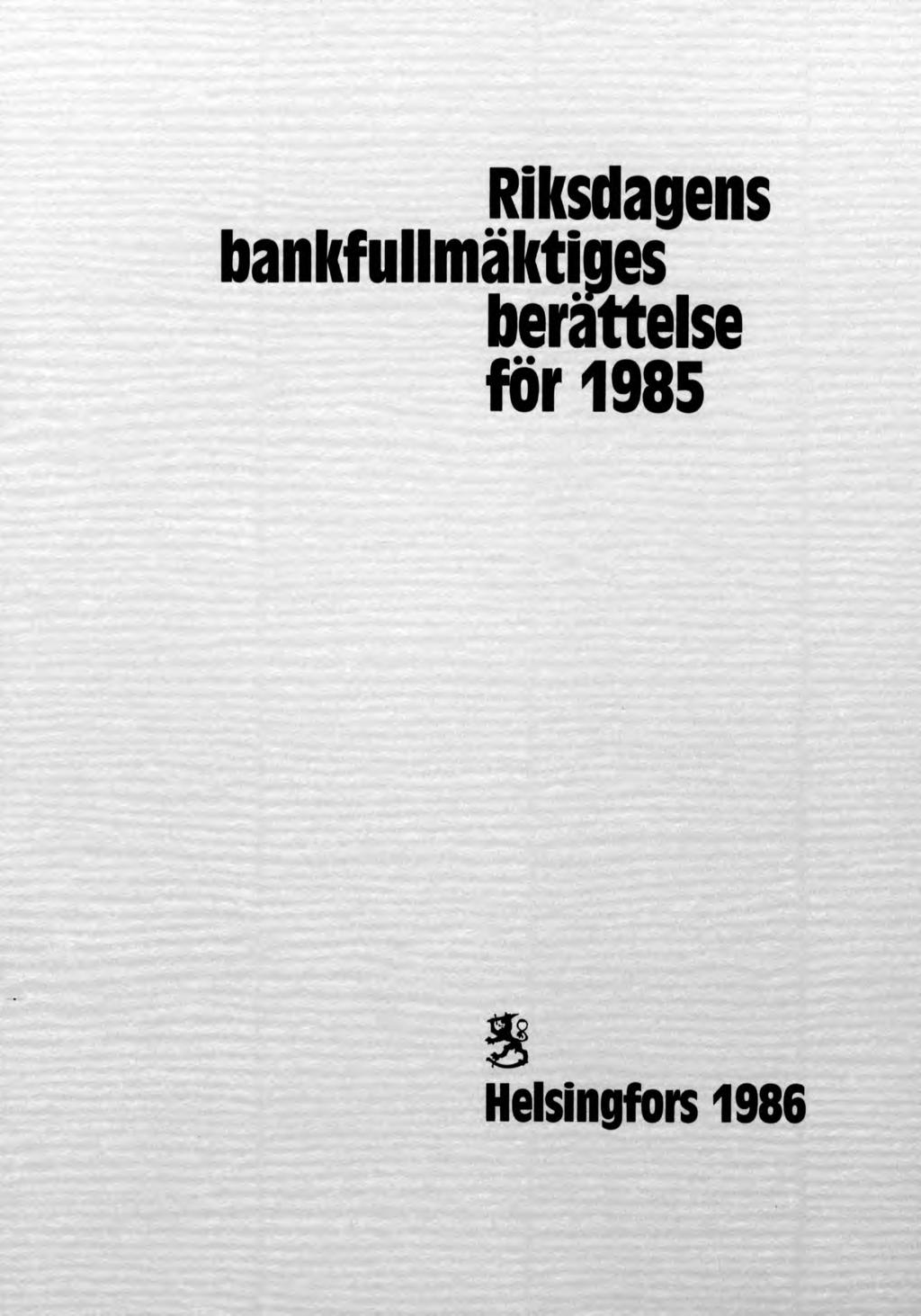 Riksdagens bankfullmäktipes