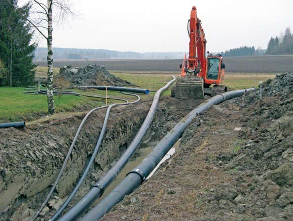 Ledningsnät Vattenledningsnätets längd uppgick vid årets slut till 474 km.