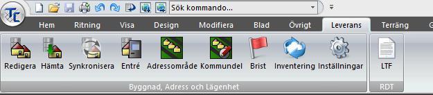 Observera att man behöver koppla adressområden till sin kommundel omedelbart