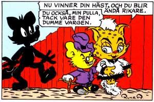 11 21 48 68 FRÅGA 8: VUEN & BARNFRÅGAN - BAMSE VUEN & BARN Vad heter hon, lodjuret, som