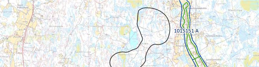 66 (99) Mikonkeidas vindkraftspark FCG DESIGN OCH PLANERING AB Bild 8.17. Grundvattenområden i närheten av projektområdet. 8.5.