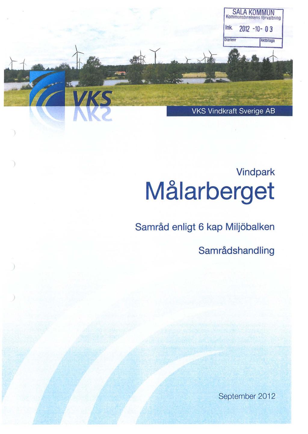 SALA KOMMUN Kommunstvrelsens förvaltning Ink.