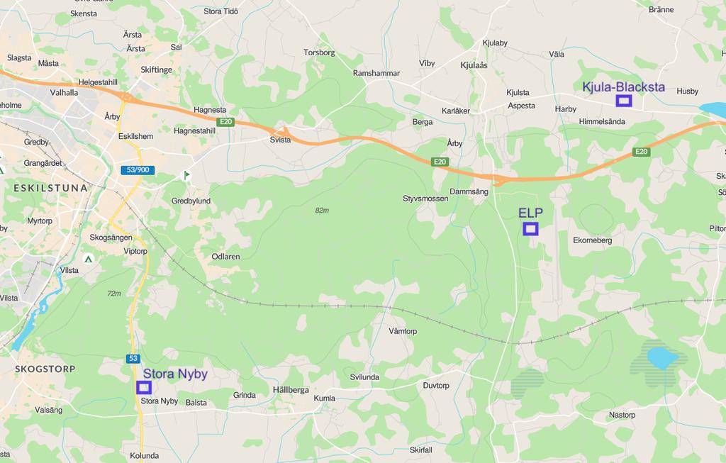 3 Lokalisering Tre olika lokaliseringsalternativ har utretts och vägts mot varandra.