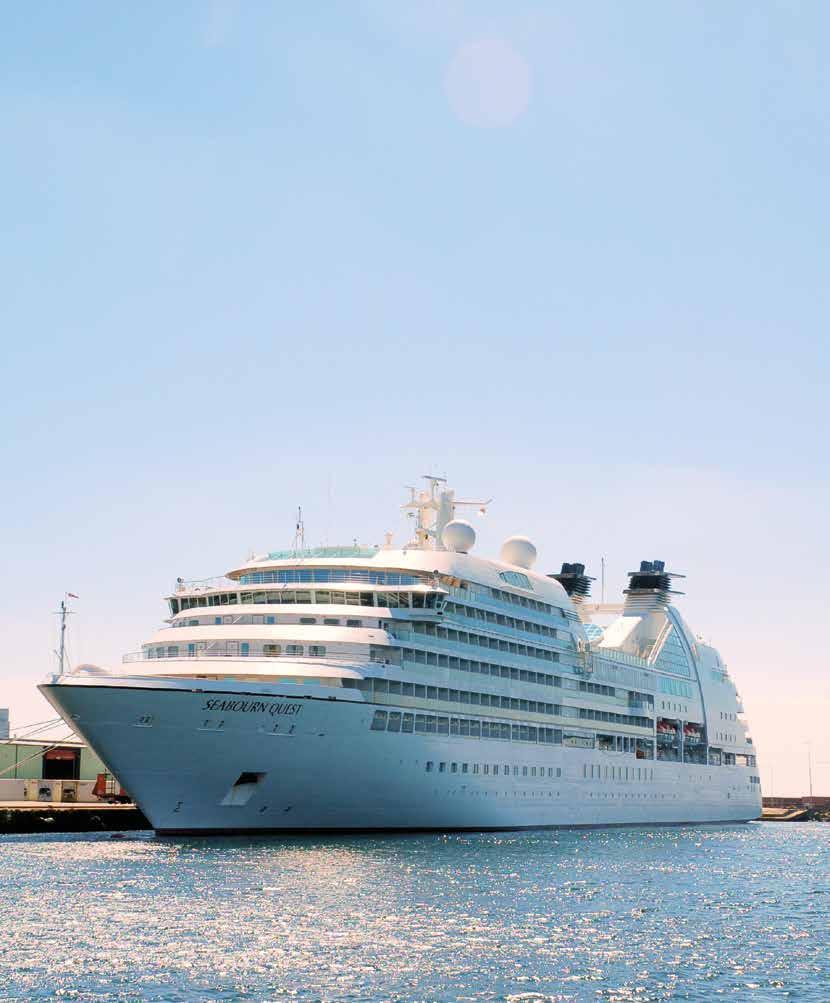 HÄNT I HAMNEN Kryssningssäsongen är igång Den 12 maj kunde vi välkomna årets första kryssningsfartyg, Seabourn Quest till Helsingborgs Hamn och Skåneterminalen.