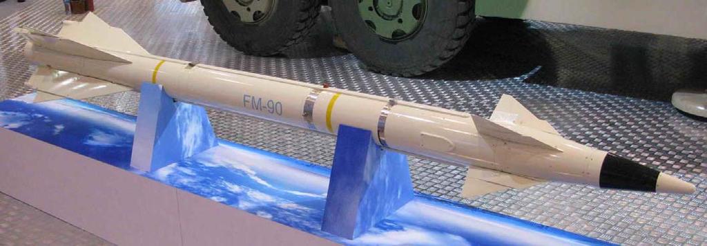 Airshow China 2010 FM-90 Luftvärnssystem FM-90 har varit känt under en längre tid men har endast visats som modeller på tidigare mässor.