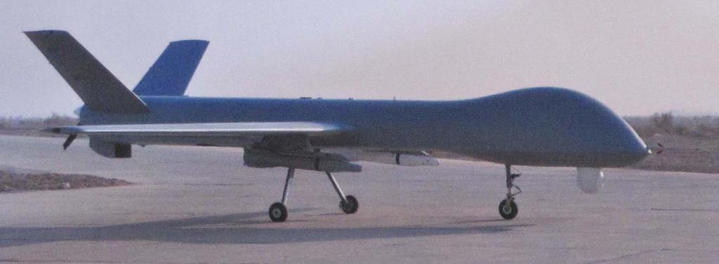 Pterodactyl I ser dock ut som en Reaper med positiva V-formade stjärtfenor. CH-3 är en UAV med en räckvidd, kommunikationsradie, på 200 km. Maximal startvikt är 640 kg.