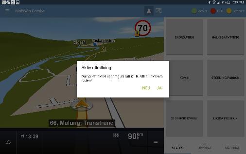 Införa digitaliserad (app-baserad) utkallning o Implementerat för hela fordonsflottan i Blekinge. 2. Utkallning på fasta rutter o Scenarion skapade och används som etablerat arbetssätt. 3.
