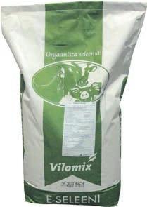 Selenhalt 40 mg/kg Finns också med biotintillsats eller organiskt selen Finns med olika selenalternativ: 100 % organiskt selen 50 % organiskt selen Selenet är helt och hållet oorganiskt 20 kg och 800