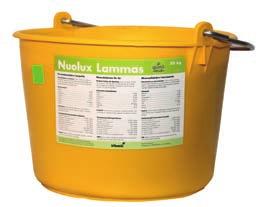 22,5 kg och 80 kg Vilolix Lammas En melassbaserad slicksten.