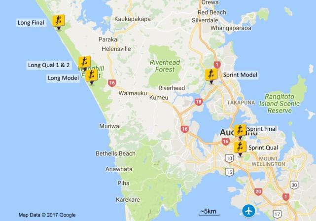 WMOC 2017...... Årets World Masters Orienteering Championships 2017, WMOC 2017, hölls den 21 30 april i Auckland på Nya Zeeland.