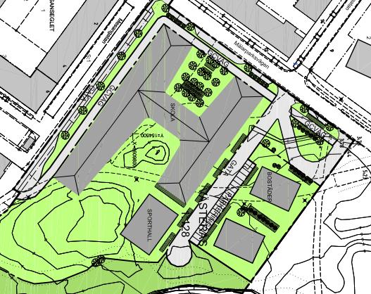 rtersgata i norr gemensam för hela kvarteret Nautilus. 8. Kv. Ran (del av) Bostadsbyggrätter om ca 2 526 kvm BTA i anslutning till Notuddsparken. Upplåtelseformen är valfri.