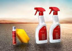 Bilvårdssats, sommar Innehåller en flaska koncentrerad sommarspolarvätska, insektsborttagningsmedel, fälgrengöringsmedel och en svamp för