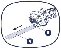 Kontrollera att ventilationsöppningarna inte är igensatta. Rengör dem vid behov med en mjuk trasa. Blockerade ventilationsöppningar leder till överhettning och kan förstöra klipparen.