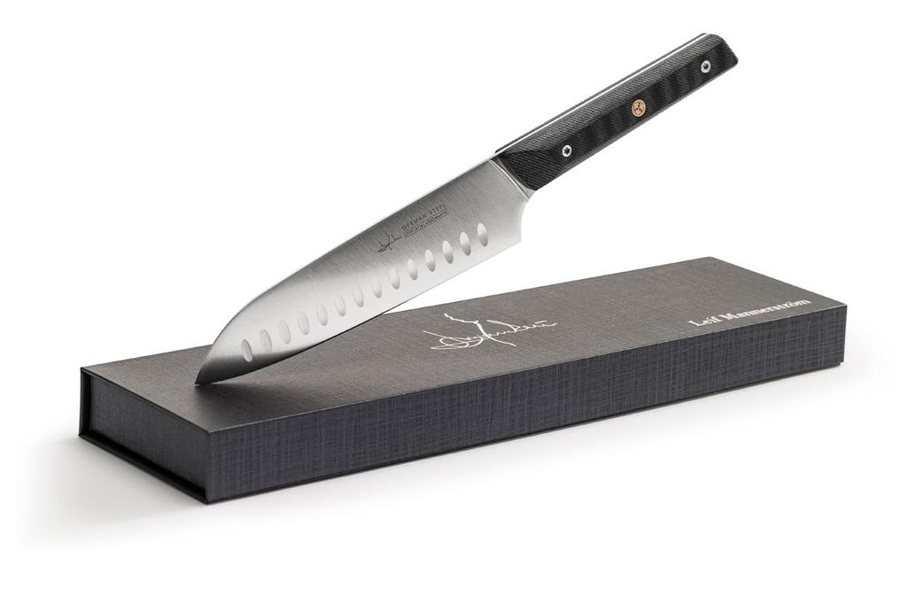 MANNERSTRÖMS KNIVSERIE M MANNERSTRÖMS KNIVSERIE M Knivserie i stilren design som är tilltalande i kockens hand.