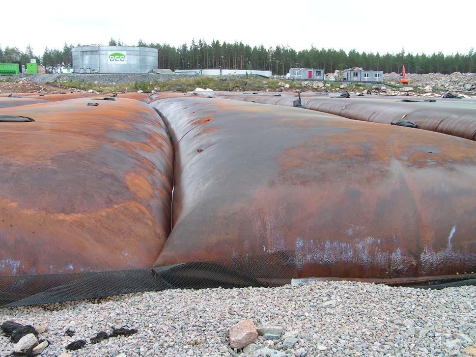 Sanering av Oskarshamns hamn Geotuber (forts.