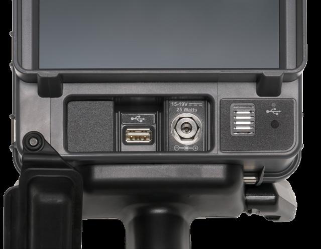 systemanslutning LCD USB-port Högtalare USB-status LED Dockningshandtag