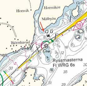 5 Nr 92 Sweden. Sea of Bothnia. Approach to Norrsundet. Maximum draught temporarily reduced. Maximum authorized draught to port of Norrsundet temporarily reduced from 6,4 m to 6,3 m.