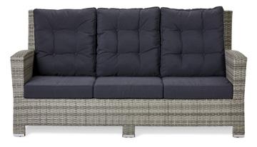 785 ) Soffa + bord Parasoll Luleå i polyester med hängstativ i aluminium och stål, grå eller svart, B 300, H 235 cm 1.